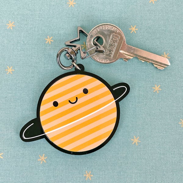 Happy Planet Kawaii Keyring or Keychain