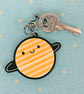 Happy Planet Kawaii Keyring or Keychain - Image 1