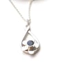 Wello Opal flower pendant sterling silver Handmade October Birthstone sale - Image 3