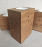 Set of 3 Wooden Tealight Holders Upcycled Pallet Block Candle Gift Set - Image 5