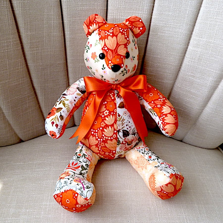 Home decoration ornamental Floral Teddy Bear