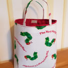 Reusable fabric gift bag: The Hungry Caterpillar