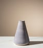 Hand-Thrown Lilac Bud Vase with Golden Speckle Glaze