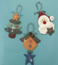 Xmas Tree Hangers Felt Pattern - Christmas Decorations - Image 1