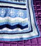 Snowflake Crochet blanket, lap blanket  - Image 4
