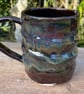 Wheel Thrown Stoneware Swirly MadeWithMud Mug - Image 2