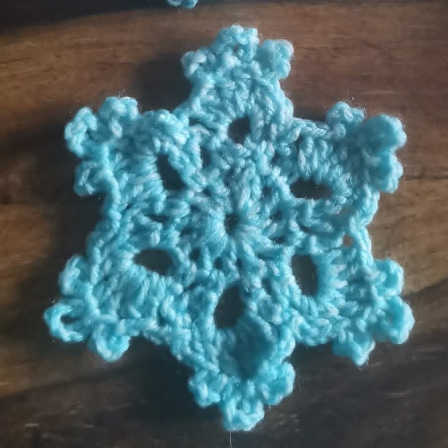 Beautiful crochet snowflakes