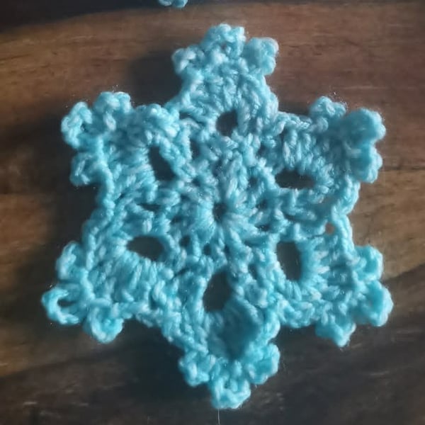 Beautiful crochet snowflakes