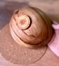 'Held Open' Hand Turned Green Wood Bowl - Image 3