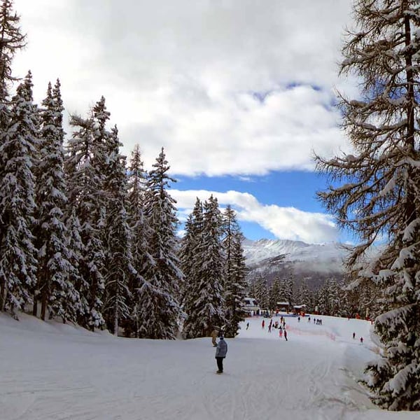 Les Arcs Arc 1800 Paradiski French Alps France Photograph Print