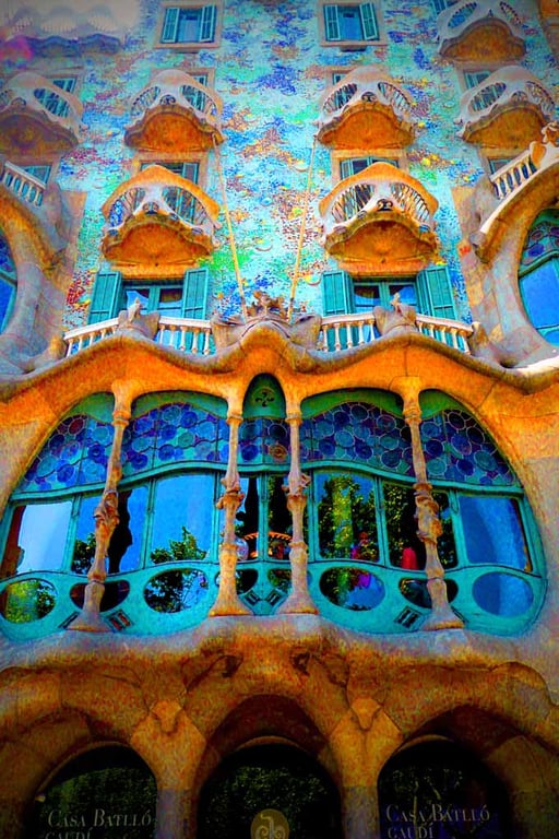 Casa Batllo Barcelona Spain Photograph Print