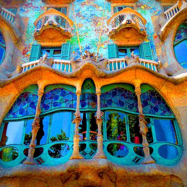 Casa Batllo Barcelona Spain Photograph Print