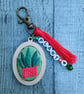 Plant Keyring or Bag Charm