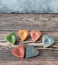 Clay Pocket Hearts, Worry Stones, Thumb Stones, Clay Hearts, Wedding Favours - Image 10