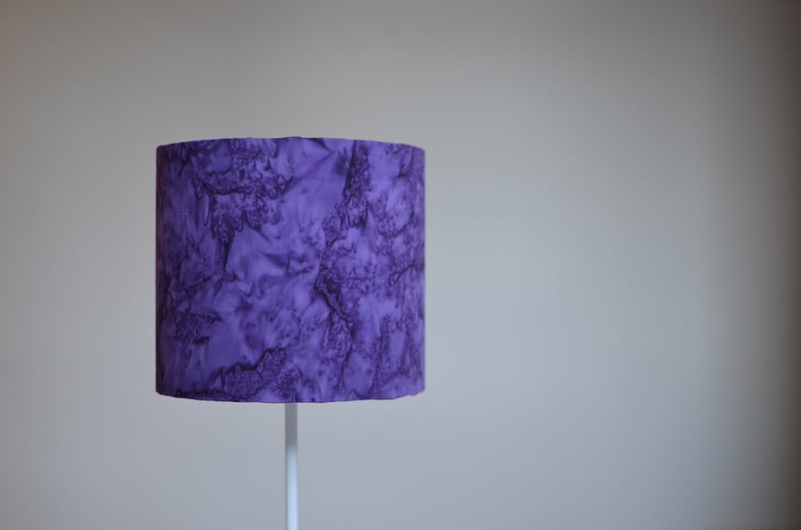 30cm Purple lampshade, plain, solid