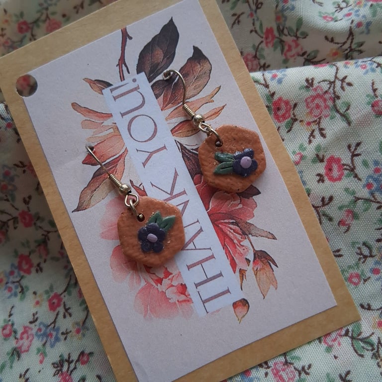 CLEARANCE! polymer clay earrings handmade- reduced-no 8