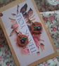 CLEARANCE! polymer clay earrings handmade- reduced-no 8