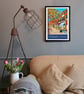 St Margarets Twickenham travel poster print by Susie West - Image 5