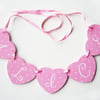 Personalised Heart Garland