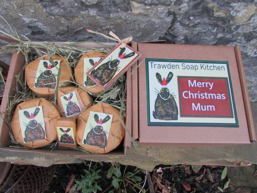 Fill your own - Personalised  Festive Packaged Gift Box - bunny lover gift