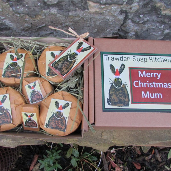 Fill your own - Personalised  Festive Packaged Gift Box - bunny lover gift