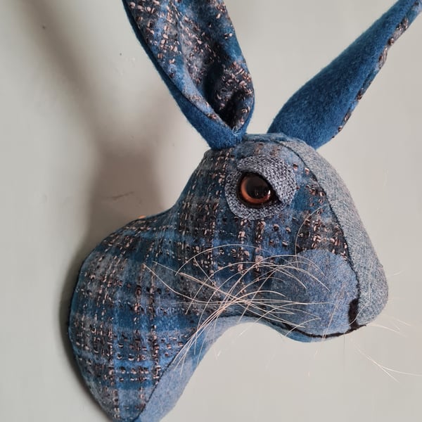 Faux hare head wall mount- Mr Hargreaves
