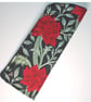 William Morris Red Floral Glasses Case Sleeve Soft Hammersmith - Image 2