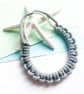 Statement rope jewelry, Grey & Yellow knotted cotton jewellery, Festive Jewelry - Image 10