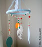 Mermaid With Fish Hanging Mobile - Image 1