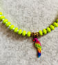 Green beaded neckalce - Image 2