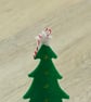 Small Felt Festive Tree Shaped Christmas Decoration. - Image 3