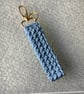 Crochet Wristlet Keyring Keychain - Image 4
