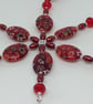 Red Snowflake Hanging Decoration - Image 4
