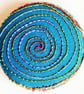 Buttons 1 inch button Hand Dyed Silks and Cottons Free Machine Embroidery Button
