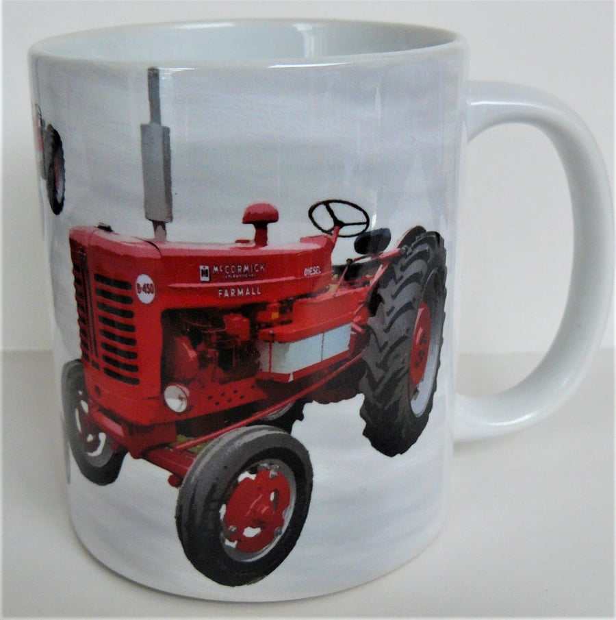 tractor ceramic mug McCormick  B-450 Farmal  
