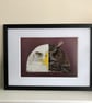 Eagle and Owl Fine Art Print - Image 1
