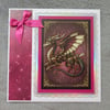 Steampunk Dragon - Large Card