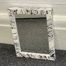 Black and white A5 Mirror 