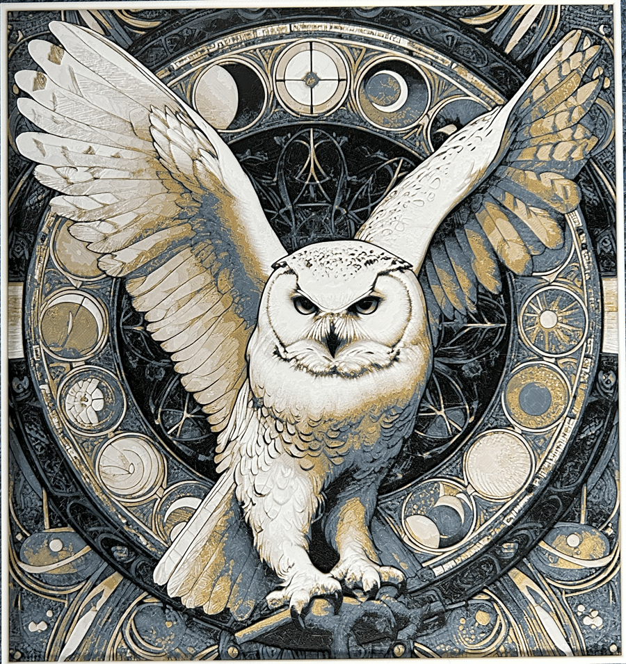 FAN ART- Harry Potter Series- The Astronomy of Hedwig