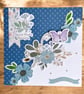 Blank for any Occasion Handcrafted Floral Decoupage Card "You're Pretty Amazing"