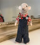 Flora Needle Felted Mouse Ornament 