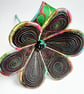 Flower Black Textile Art Flower - Image 2