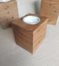 Set of 3 Wooden Tealight Holders Upcycled Pallet Block Candle Gift Set - Image 7