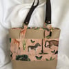 Safari Theme Shoulder Bag, Practical Bag, Stunning Handbag, Gift Ideas.