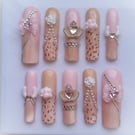Gyaru Style Press On Nail Set