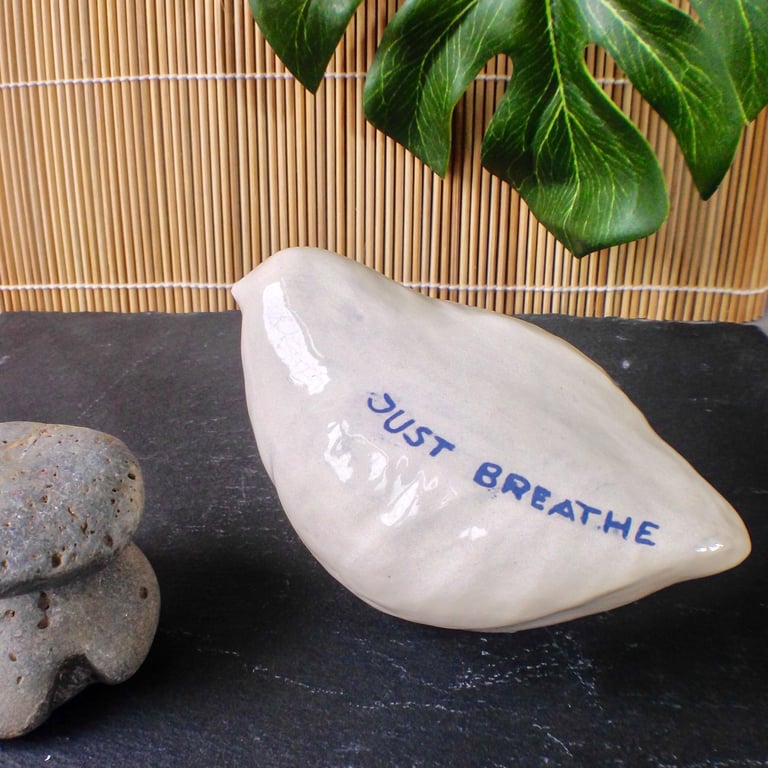 Just Breathe - Bird sculpture for stress relief and good vibes