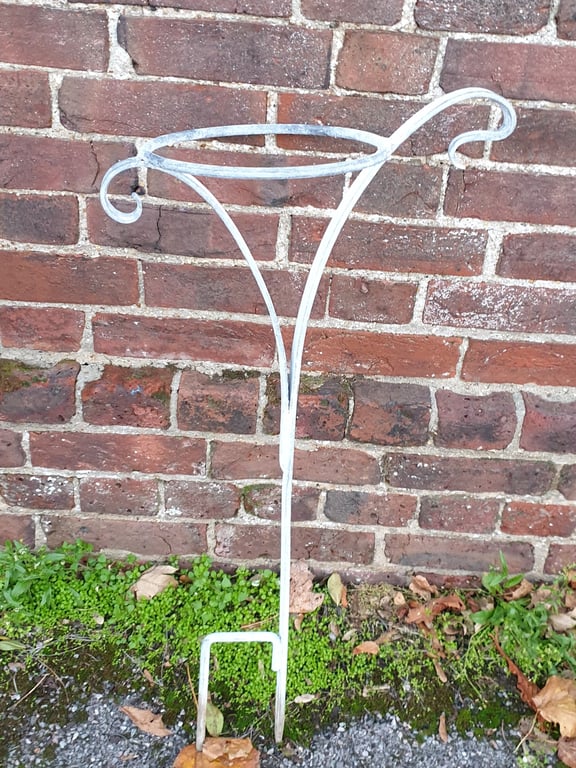 Reverse Scroll Birdbath Stand - Add your own bowl - Birdbath Frame for Glass Art