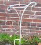 Reverse Scroll Birdbath Stand - Add your own bowl - Birdbath Frame for Glass Art - Image 1