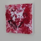 Crimson Pulse Two - Original Textured Acrylic Abstract Painting