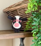 Needle Felted Cow Art Doll - Image 1